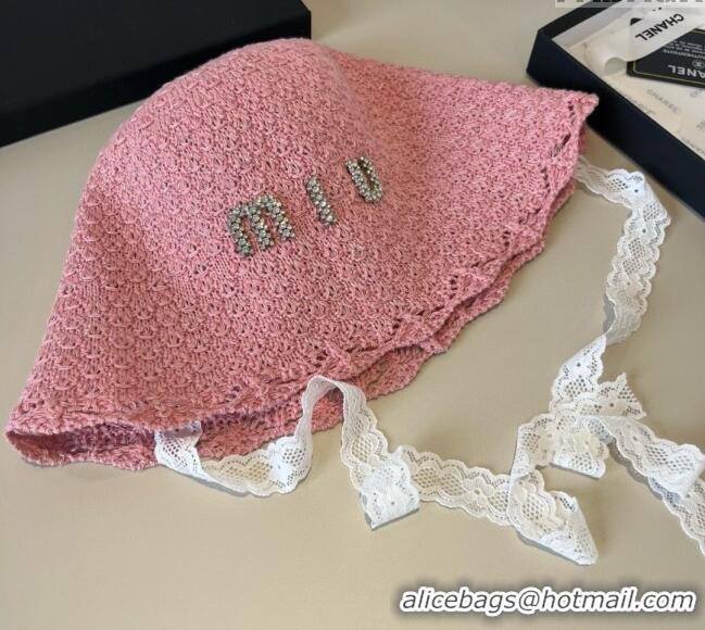Classic Specials Miu Miu Knit Bucket Hat MM051406 Pink 2025