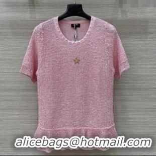 Buy Cheap Chanel Sequins Top with Flouncing 0515 Pink 2025