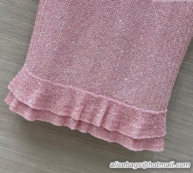 Buy Cheap Chanel Sequins Top with Flouncing 0515 Pink 2025