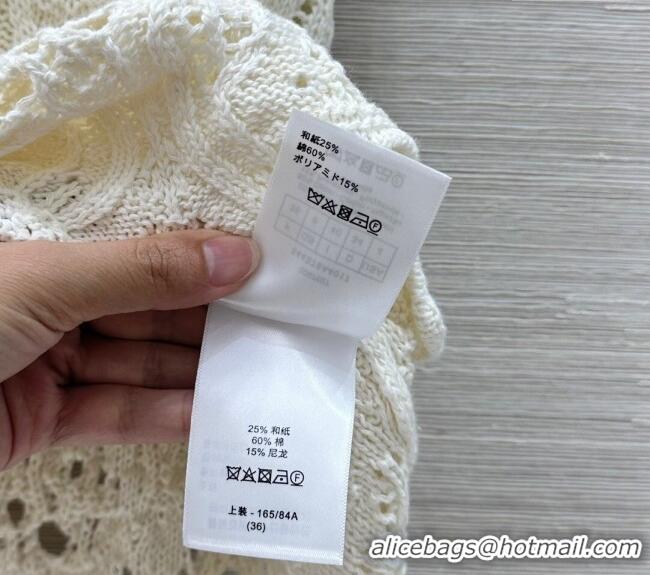 Famous Brand Dior Miss Dior Butterfly Knit Skirt 0515 White 2025