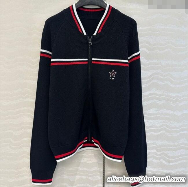 Super Quality Dior Tennis Jacket 0515 Black 2025