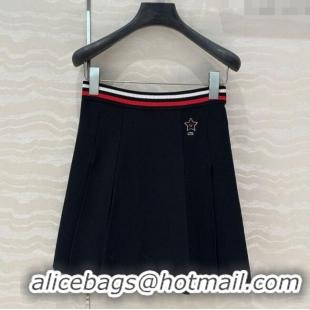 Unique Discount Dior Tennis Skirt 0515 Black 2025