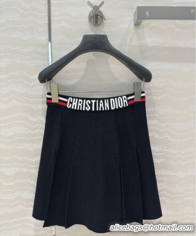 Unique Discount Dior Tennis Skirt 0515 Black 2025