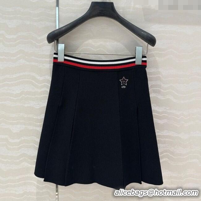 Unique Discount Dior Tennis Skirt 0515 Black 2025
