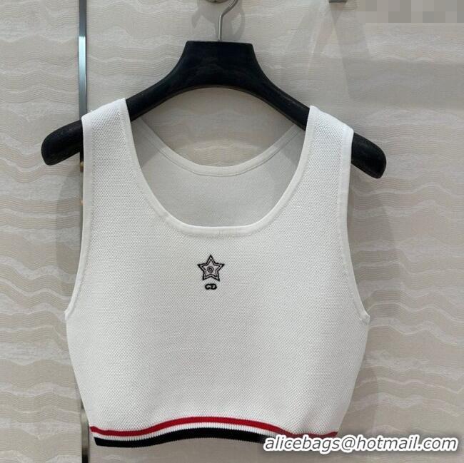 Top Grade Dior Tennis Short Vest 0514 White 2025