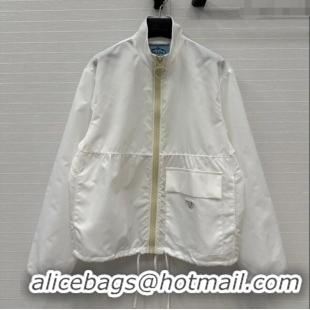 Big Discount Prada Re-Nylon Jacket 0515 White 2025