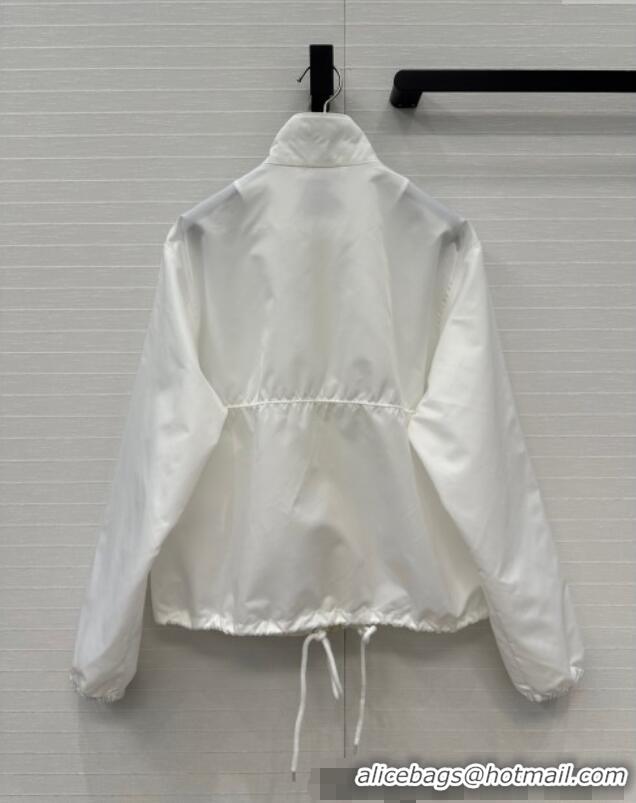 Big Discount Prada Re-Nylon Jacket 0515 White 2025