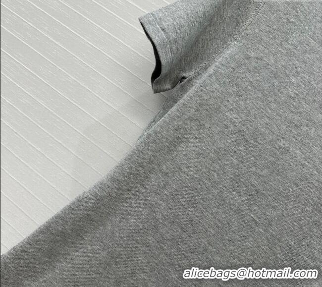 Most Popular Miu Miu Lace Patchwork T-Shirt Dress 0515 Grey 2025