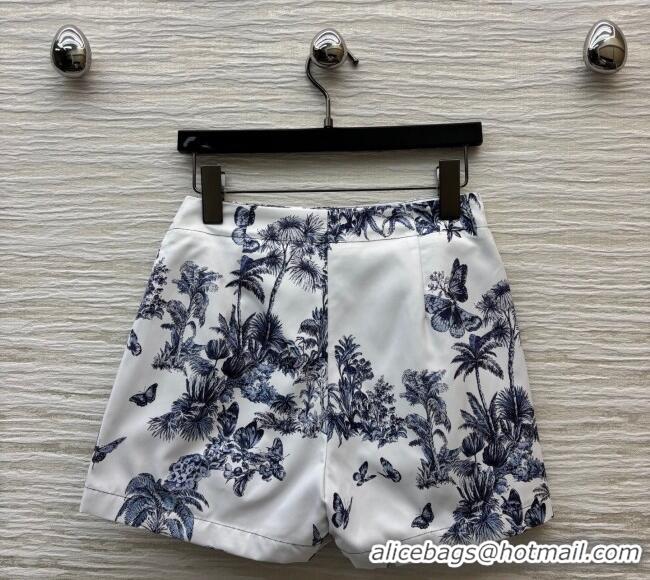 Promotional Dior Coconut Tree Printed Shorts D0515 2025