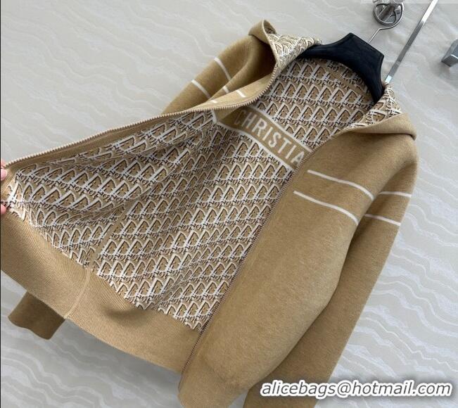 Well Crafted Dior Miss Dior Cashmere Blend Reversible Jacket 0515 Beige 2025