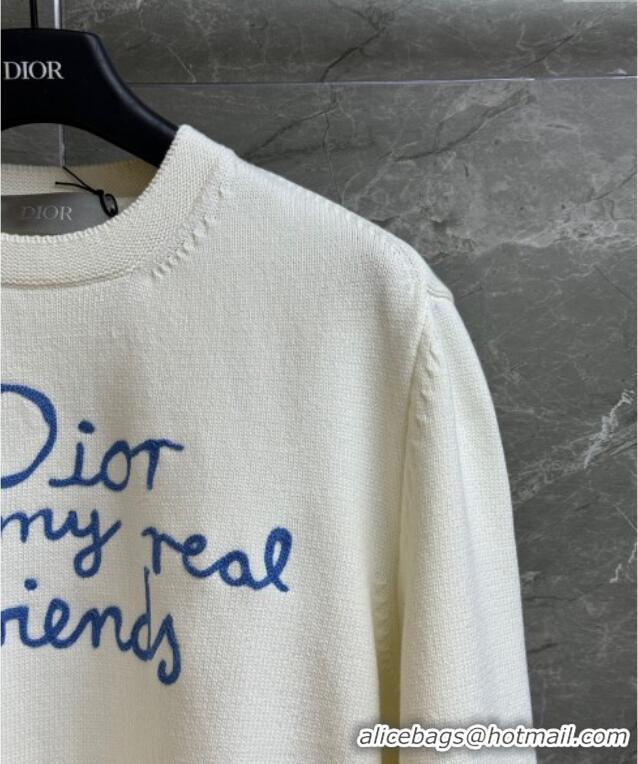 Well Crafted Dior Cotton Sweatshirt 0515 White 2025