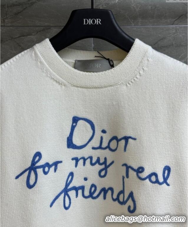 Well Crafted Dior Cotton Sweatshirt 0515 White 2025