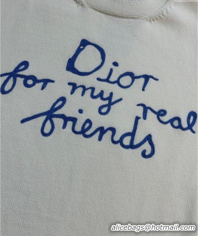 Well Crafted Dior Cotton Sweatshirt 0515 White 2025