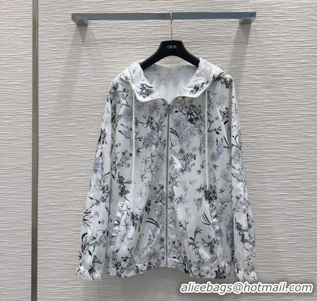 Low Cost Dior Printed Jacket and Shorts Set 0515 White 2025