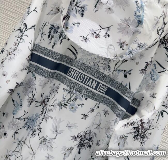Low Cost Dior Printed Jacket and Shorts Set 0515 White 2025