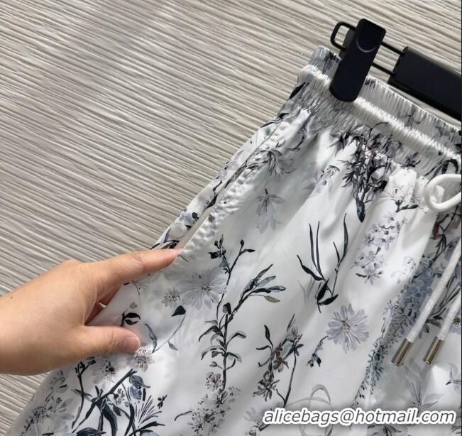 Low Cost Dior Printed Jacket and Shorts Set 0515 White 2025