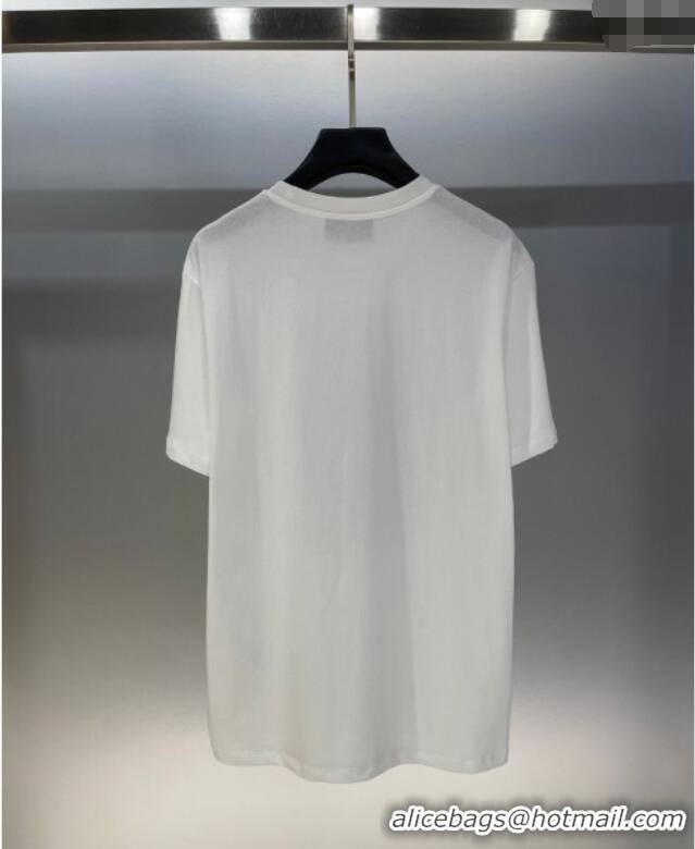 Luxury Cheap Gucci Cotton T-Shirt 0515 White 2025