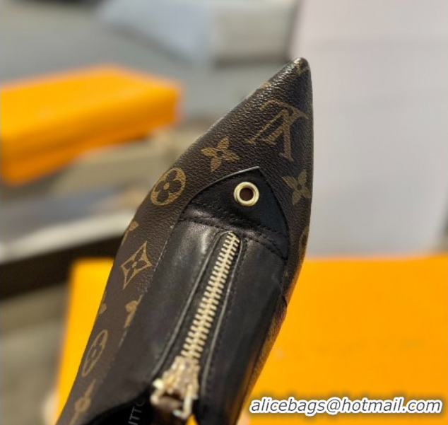 Good Looking Louis Vuitton Allure Slingback Pumps 8.5cm in Monogram Canvas 0222005