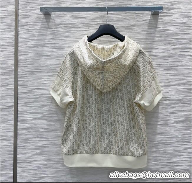 New Fashion Dior Oblique Jacket and Shorts Set 0515 Beige 2025