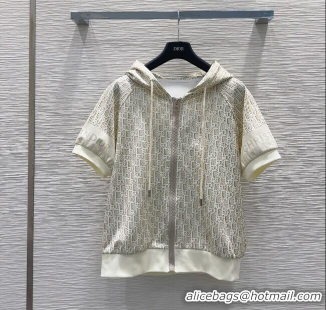 New Fashion Dior Oblique Jacket and Shorts Set 0515 Beige 2025