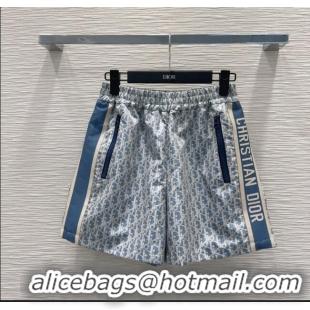 Grade Inexpensive Dior Oblique Shorts 0515 Blue 2025