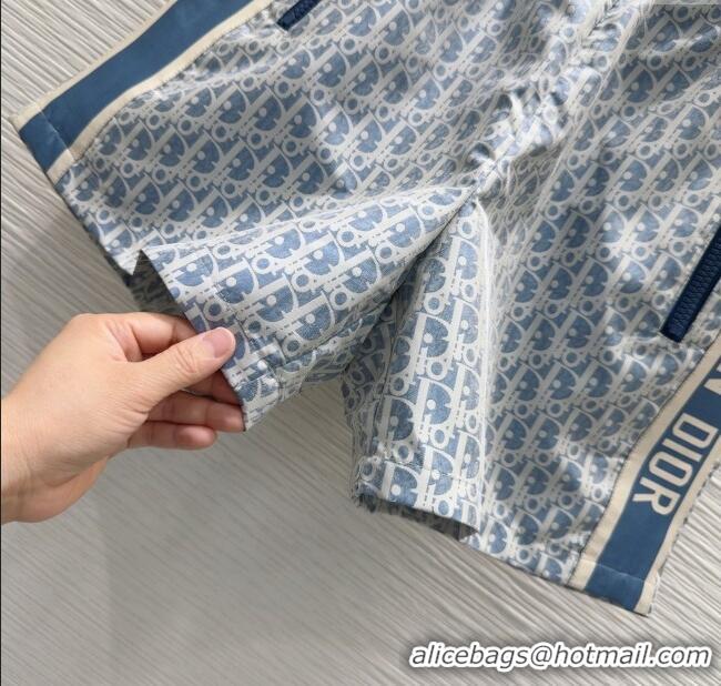 Grade Inexpensive Dior Oblique Shorts 0515 Blue 2025