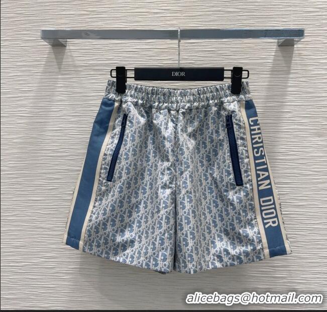 Grade Inexpensive Dior Oblique Shorts 0515 Blue 2025