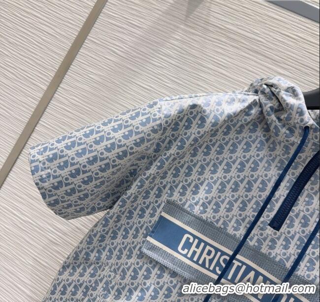 Traditional Specials Dior Oblique Blouse Top 0515 Blue 2025