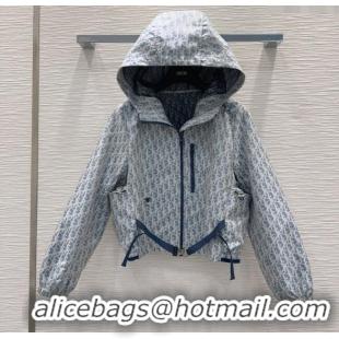 Shop Discount Dior Oblique Jacket 0515 Blue 2025