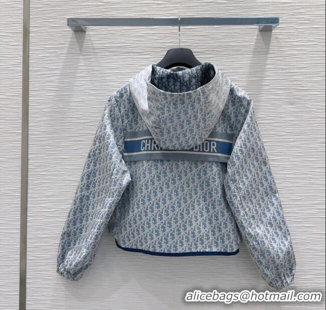 Shop Discount Dior Oblique Jacket 0515 Blue 2025