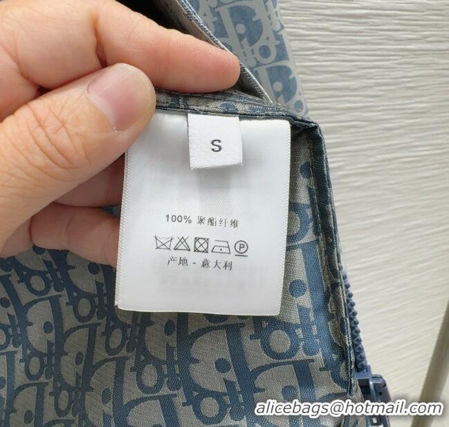 Shop Discount Dior Oblique Jacket 0515 Blue 2025