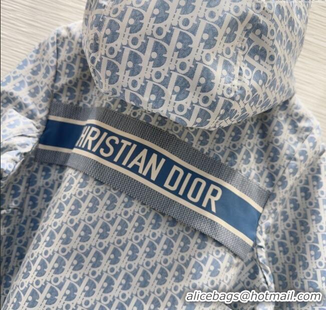 Shop Discount Dior Oblique Jacket 0515 Blue 2025