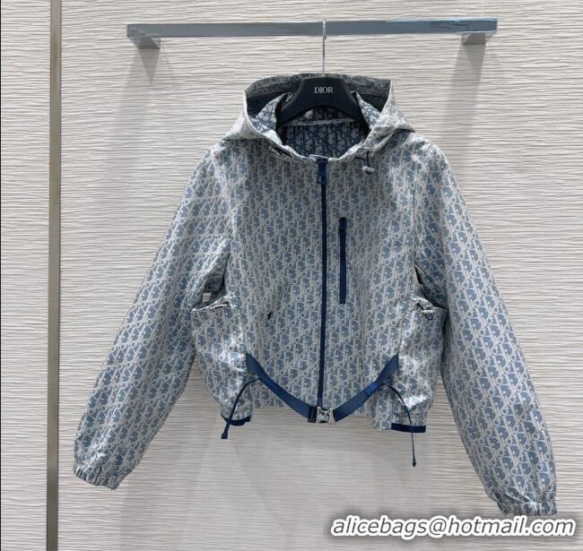 Shop Discount Dior Oblique Jacket 0515 Blue 2025