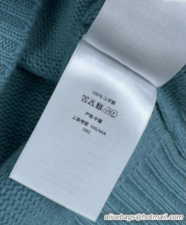 Buy Cheap Dior Star Cashmere Knit Striped Top 527002 Blue 2025
