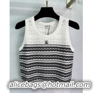 Reasonable Price Chanel Striped Vest 527007 Black 2025