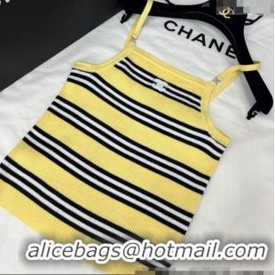 ​Top Quality Chanel Striped Vest 527012 Yellow 2025