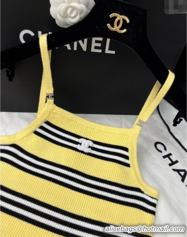 ​Top Quality Chanel Striped Vest 527012 Yellow 2025