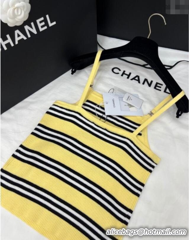​Top Quality Chanel Striped Vest 527012 Yellow 2025