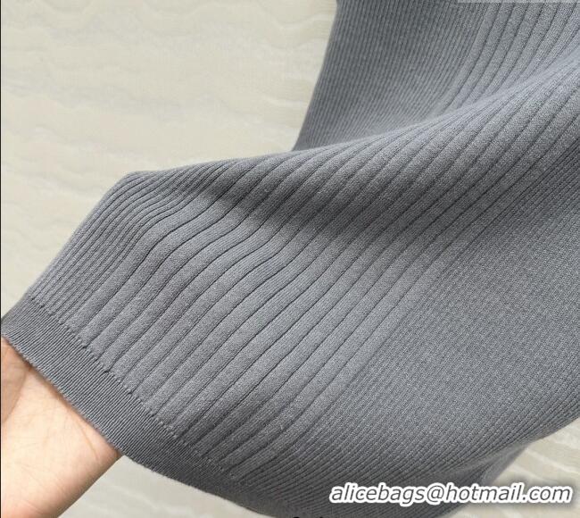 Luxury Cheap Chanel Cotton Vest 527019 Grey 2025