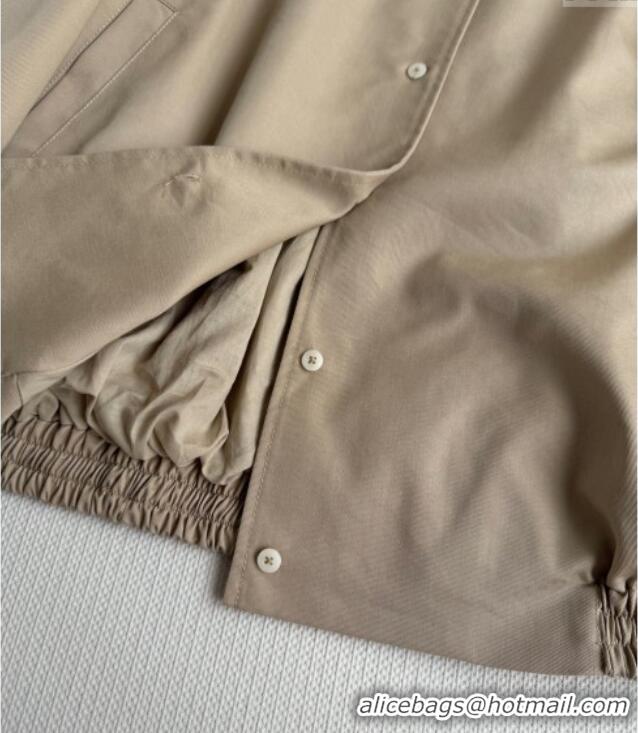 Famous Brand Miu Miu Cotton Jacket 528004 Beige 2025