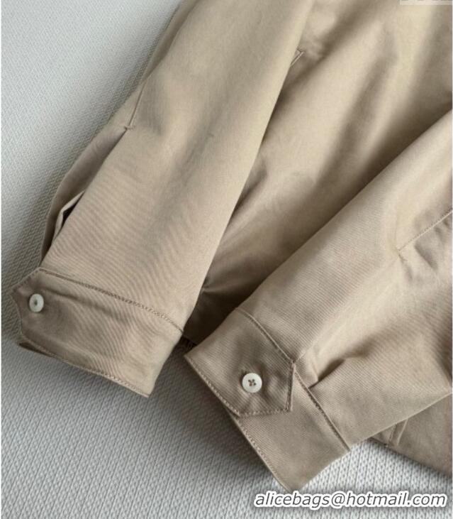Famous Brand Miu Miu Cotton Jacket 528004 Beige 2025