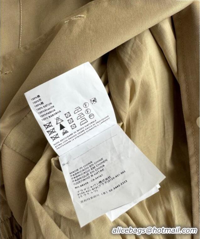 Famous Brand Miu Miu Cotton Jacket 528004 Beige 2025