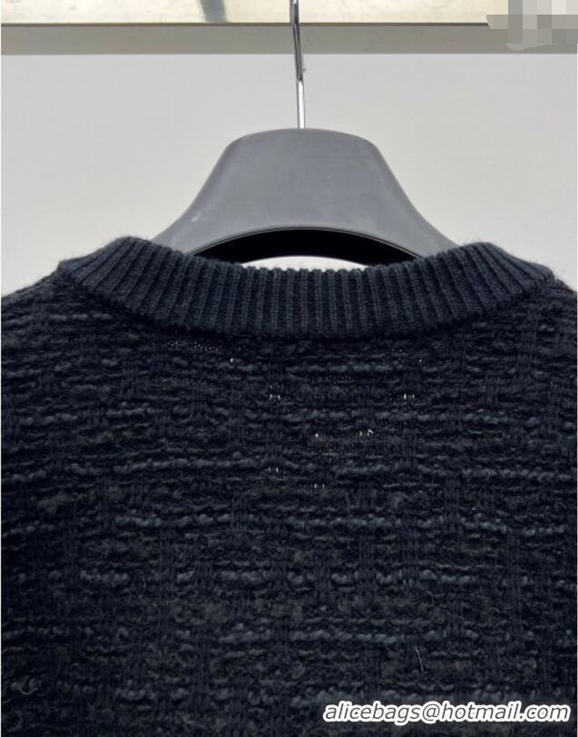Fashion Discount Versace Wool Knit Cardigan 527011 Black 2025