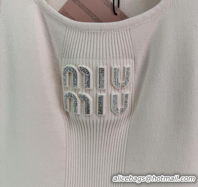 Good Taste Miu Miu Wool Knit Vest 528001 Pink/Yellow 2025