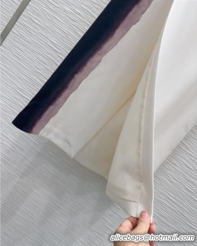 Traditional Specials Dior Flora Print Skirt 527032 White/Purple 2025