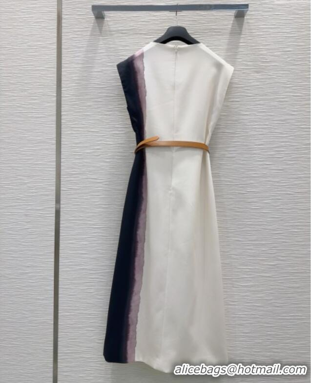 Good Taste Dior Flora Print Dress 527032 White/Purple 2025