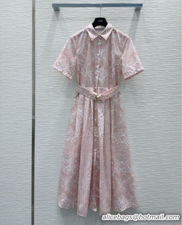 New Stylish Cheap Dior Dress 527034 Light Pink 2025
