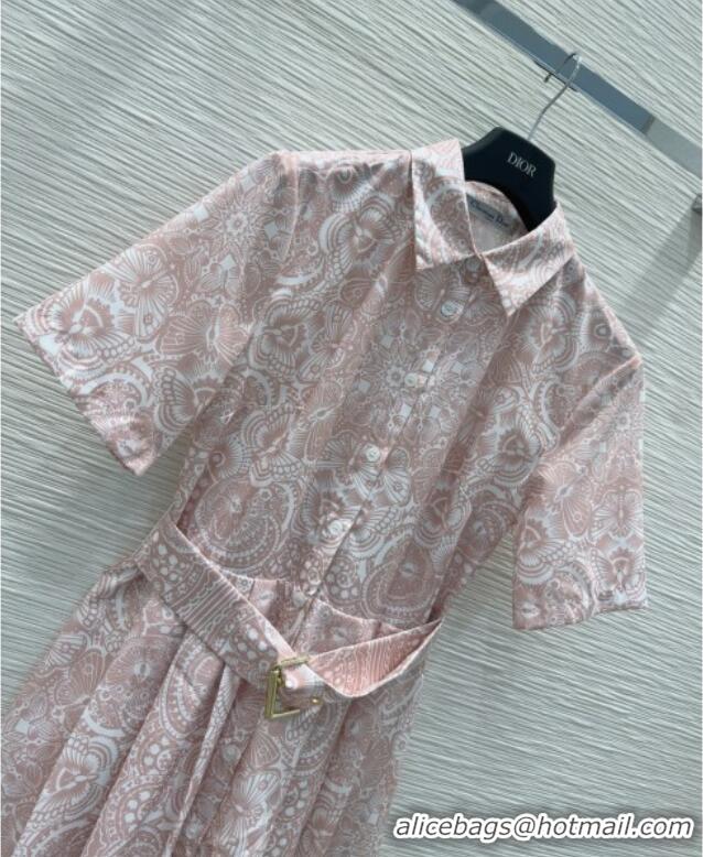 New Stylish Cheap Dior Dress 527034 Light Pink 2025