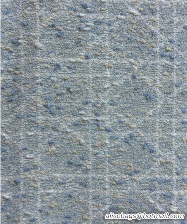 Luxury Classic Dior Tweed Dress 528008 Grey/Blue 2025