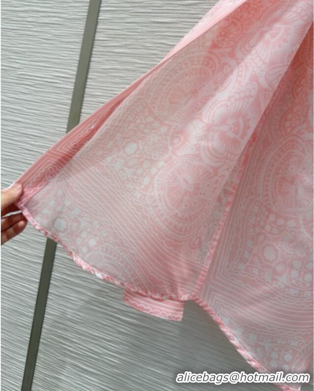 Top Quality Dior Printed Shirt 528003 Pink 2025